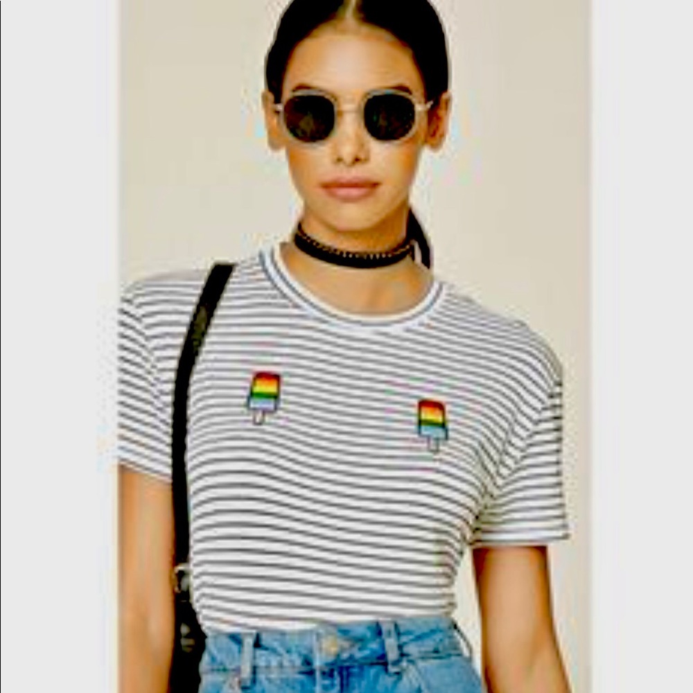 Forever 21 Popsicle Patch Tee 🍭